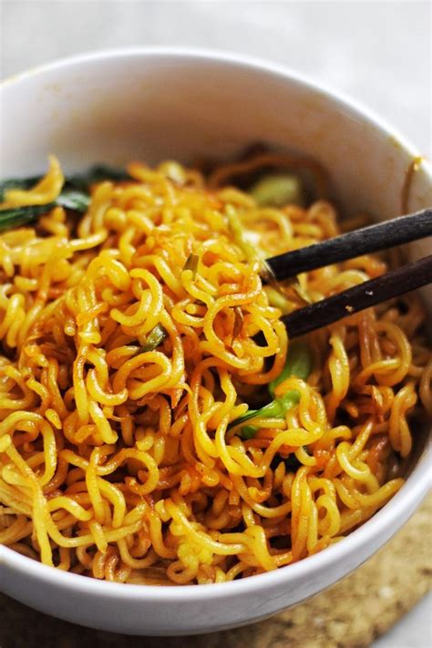 Instant Ramen Upgrade Easy Minute Spicy Fried Noodles Recipe