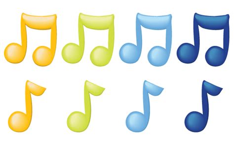 Color Music Notes Clipart 20 Free Cliparts Download Images On