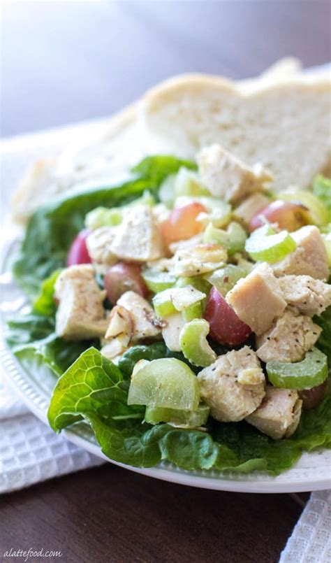 Light And Healthy Chicken Salad Recipe A Latte Food