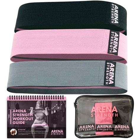 Arena Strength Fabric Booty Bands LIVE FITNESS TOOLS Maed