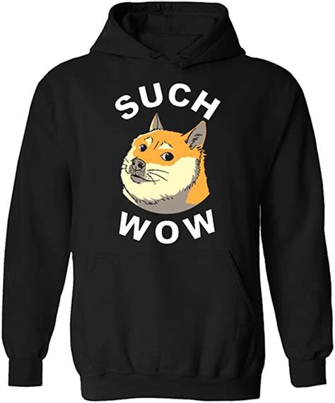 Such Wow Doge Shibe Dog Funny Unisex Pullover Hoodie Uk