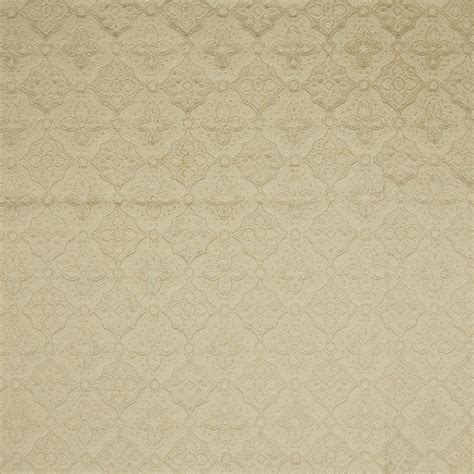 Ivory Neutral Diamond Cotton Upholstery Fabric By The Yard