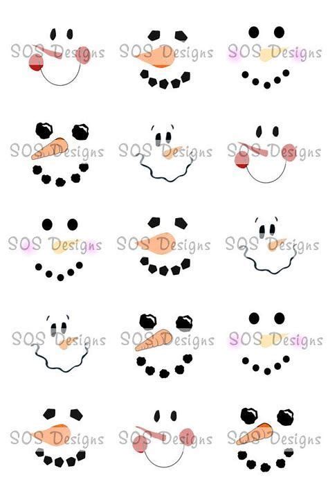 Image Result For Cute Snowman Faces To Paint Christmas Crafts
