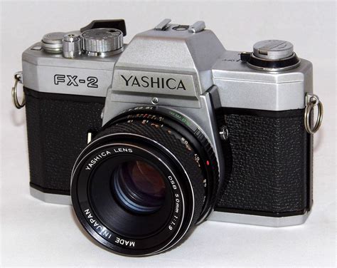 Vintage Yashica 35mm Slr Film Camera Model Fx 2 Made In Japan Circa 1976 Slr Film Camera