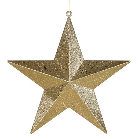 20 Inch Gold Glitter Star Ornament M116308