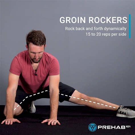 A Quick Dynamic Stretch For The Groin The Adductors Can Be A Tricky
