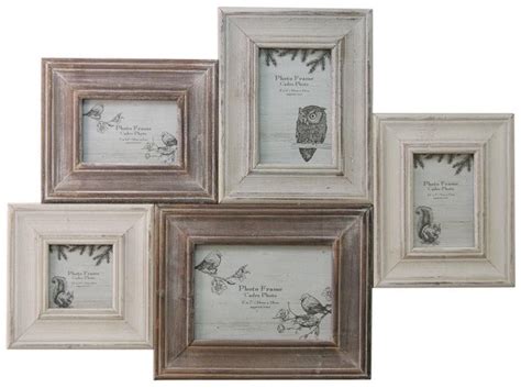Shabby Chic Woodland Multi Photo Frame Wooden Collage Picture Frame