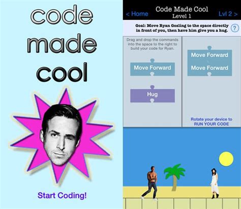 ryan gosling coding app popsugar tech
