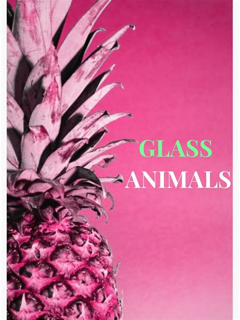 Glass Animals Pineapple Sticker By Mariarok Redbubble