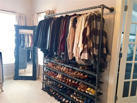It's a match made in heaven, with a different type of build requiring very. DIY Closet System Built with Pipe & Fittings (Plans ...