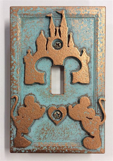 Disney Castle Mickey And Minnie Light Switch Cover
