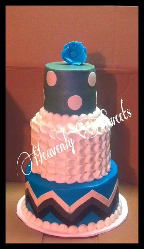 Ruffles And Chevrons Dfs Heavenly Ruffles Chevron Sweets Cake Desserts Food Tailgate