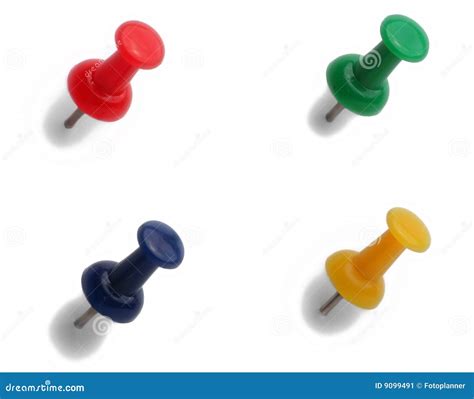 Colorful Pins Stock Image Image Of Object Close Plastic 9099491