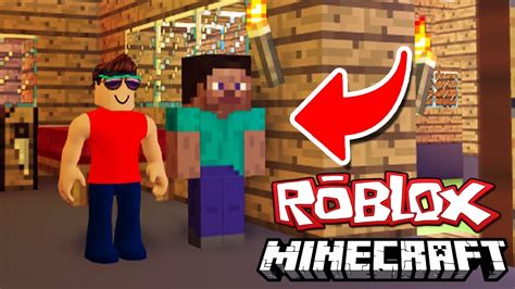 Roblox Minecraft Isso Minecraft No Roblox Youtube