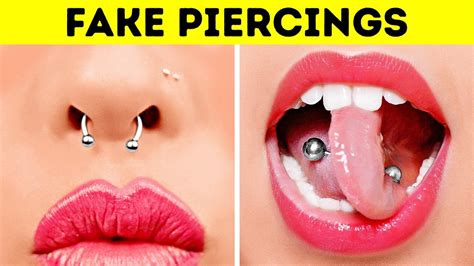 DIY Fake Piercings At Home 28 Creative Girly DIYs And Hacks