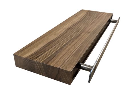 Floating wall shelves can be used in many ways; Floating Shelves | Custom Butcher Block Shelves | Walnut ...