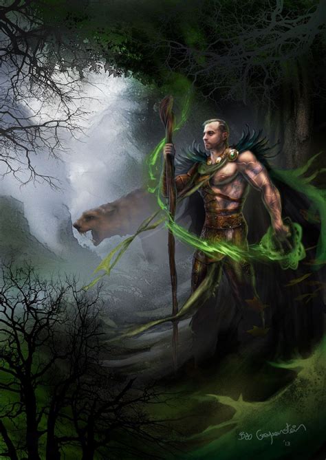 Druid By Bobgreyvenstein On Deviantart Druid Fantasy Characters