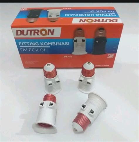Fitting Kombinasi Putih Fitting Lampu Colok Fukuta Dutron Lazada Indonesia