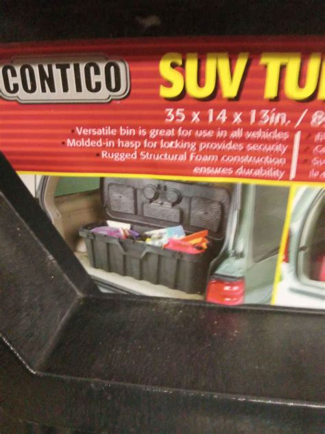 Suv Tool Box Contico Tuff Bin 39x13x14 Tool Boxes Belts And Storage