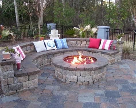 Incredible fire pit deals part 32 outdoor gas fire pit table top round fire pit north arlington nj. Round Paver Patio Backyard Circular With Fire Pit Circle ...