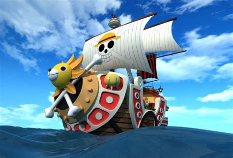 One Piece Thousand Sunny Pirate Ship Kostenlose 3d Modelle In Segelboot