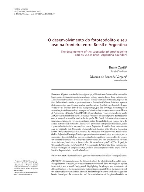 Brasil to argentina by autobuses y caminatas. (PDF) O desenvolvimento do Fototeodolito e seu uso na ...