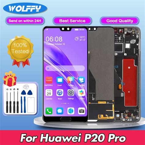 100 Original For Huawei P20 Pro Lcd Display Touch Screen Digitizer