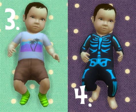Budgie2budgie Baby Overrides Skin Set 12 Sims 4 Downloads