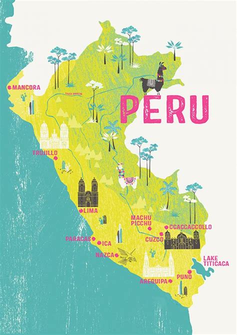 Map Of Peru For Kids Map Of Peru For Kids South America Americas