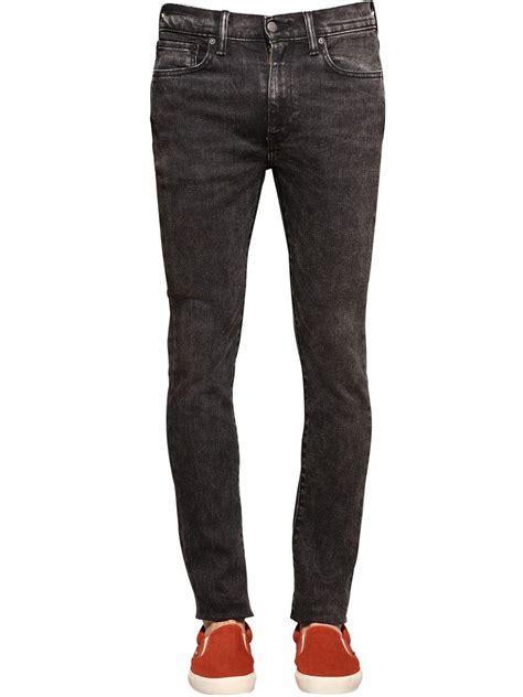 Lyst Levi S 519 Super Skinny Stretch Denim Jeans In Black For Men