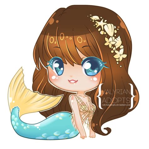 Kawaii Clipart Mermaid Kawaii Mermaid Transparent Free For Download On