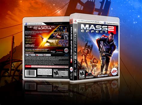 Mass Effect 2 Playstation 3 Box Art Cover By Daniil Brutskiy