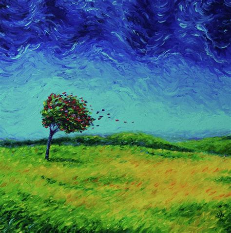 Summer Storm Painting By Elizabeth Cox