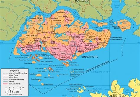 Peta Tempat Wisata Singapura Tempat Wisata Indonesia