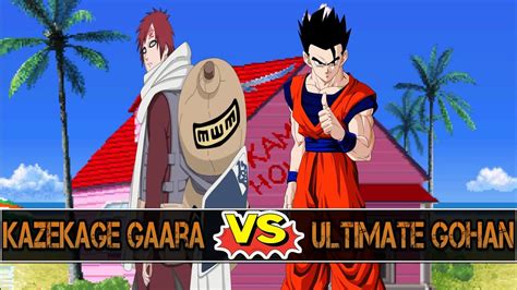 This game is is a dragon ball z vs naruto fighting game made with the popular mugen engine. Mugen Battles | Kazekage Gaara vs Ultimate Gohan | Naruto ...