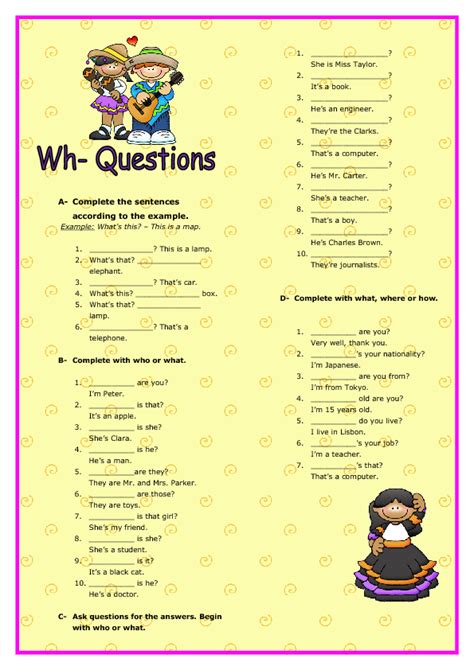 Wh Questions English Phonics English Grammar For Kids English Wh