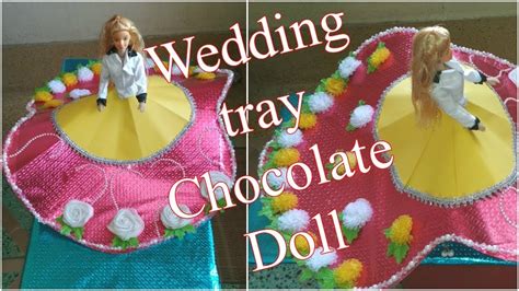 How To Make Chocolate Doll Wedding Tray Indian Wedding Tray বিয়ের