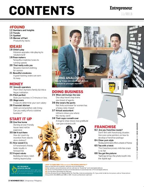 entrepreneur philippines magazine november 2013 gramedia digital
