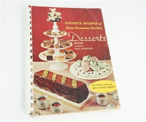1960s Cookbook Titled Favorite Recipes Of Home Economics Teachers