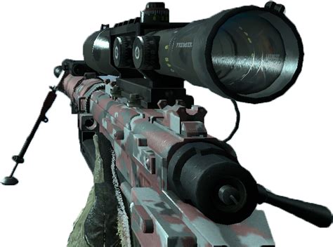 Mlg Hitmarker Intervention Sniper Rifle Mw2 Hd Png Download