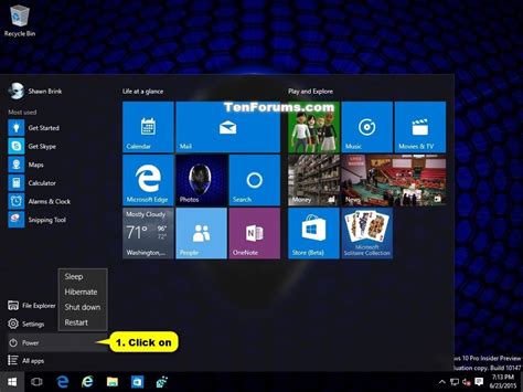 Restart Computer In Windows 10 Windows 10 Tutorials