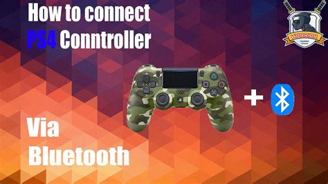 How To Connect Ps4 Controller Via Bluetooth To Pc Youtube