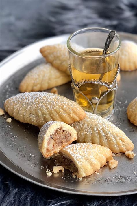 Rezept „kuchen „die arabische nacht: Maamoul - arabisches Grießgebäck mit Walnuss- und ...
