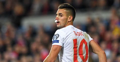 What the family of Dusan Tadic have said after Neil Taylor's challenge left Serbia man's nose ...