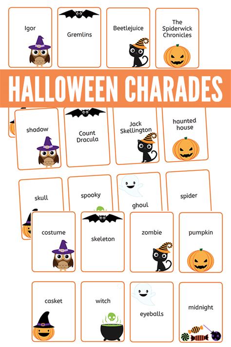 We did not find results for: Charades for Kids: Printable Halloween Charades Game Cards
