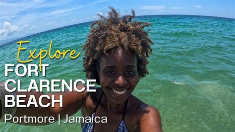Beach Day At Fort Clarence Beach Portmore Jamaica Travelblogger Fyp Youtube