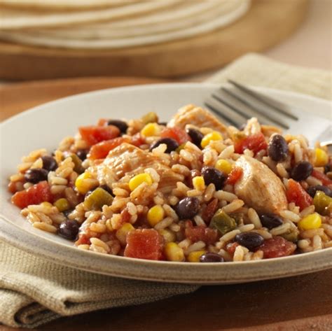 Fiesta Chicken With Rice And Beans Ready Set Eat