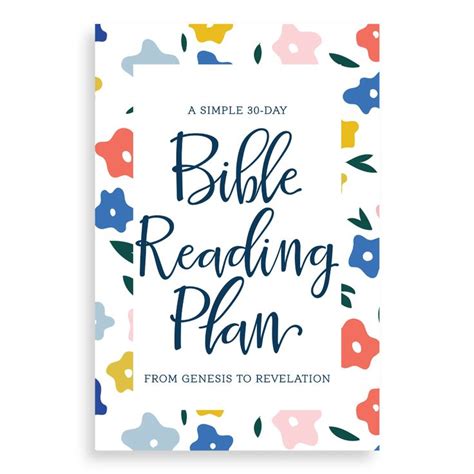 30 Day Bible Reading Plan Free Printable Bible Reading Plan Read