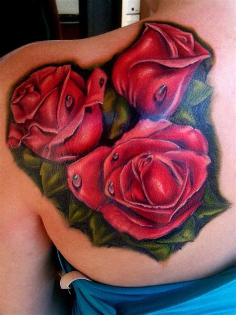 Realistic Color Rose Tattoo Big Gus Art Junkies Tattoo By Big Gus Tattoonow