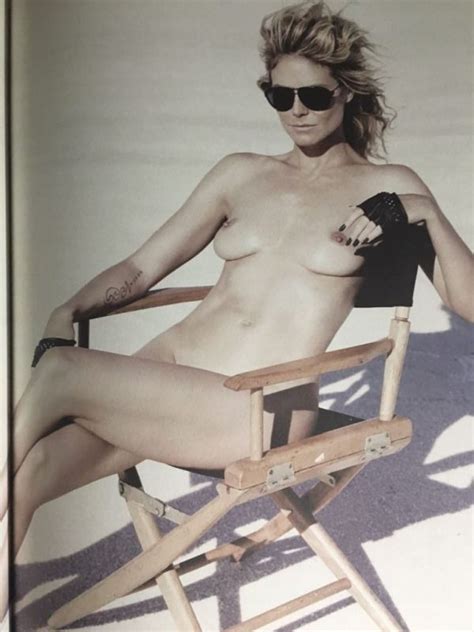 Heidi Klum Naked Pussy Cumception